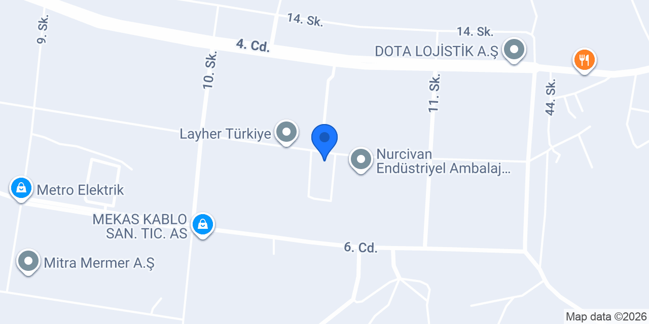Polinet Polikarbonat Levha Sistemleri konumu