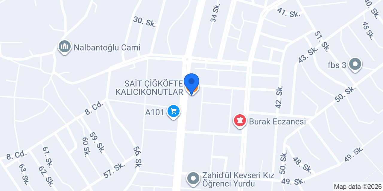 HAYAT KIRTASİYE konumu