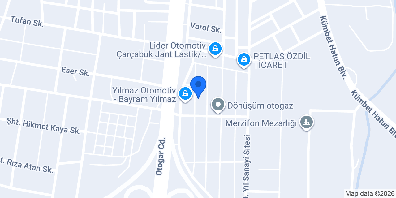 Vardar Boya 100.Yıl Sanayi Şubesi konumu