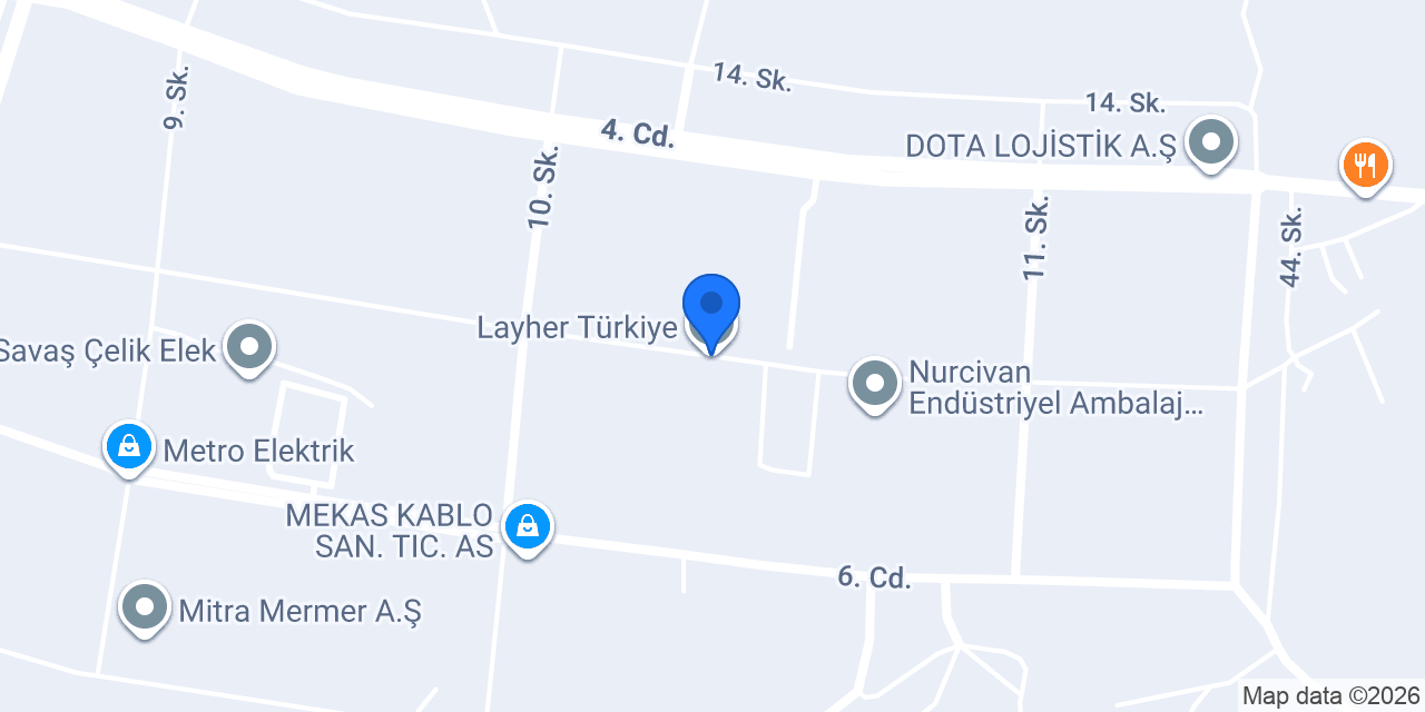 Layher Türkiye konumu