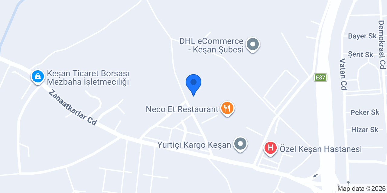 Özder Oto Servis konumu