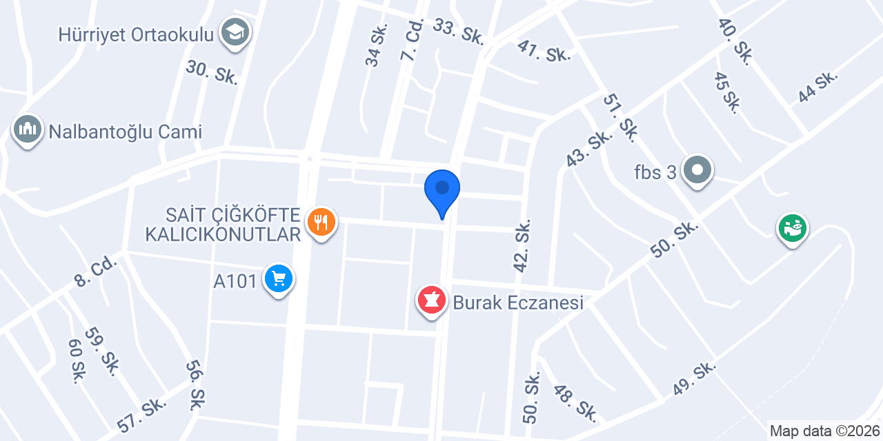 Çiçek Taksi konumu