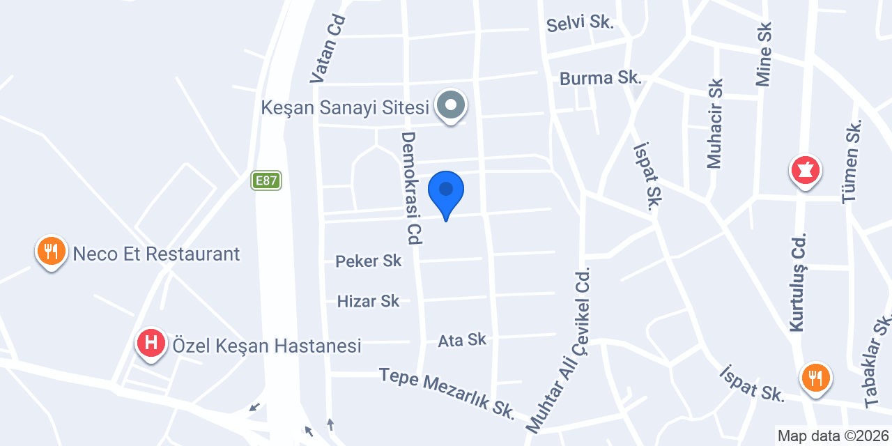TAN OTO GÜRCAN TAN konumu
