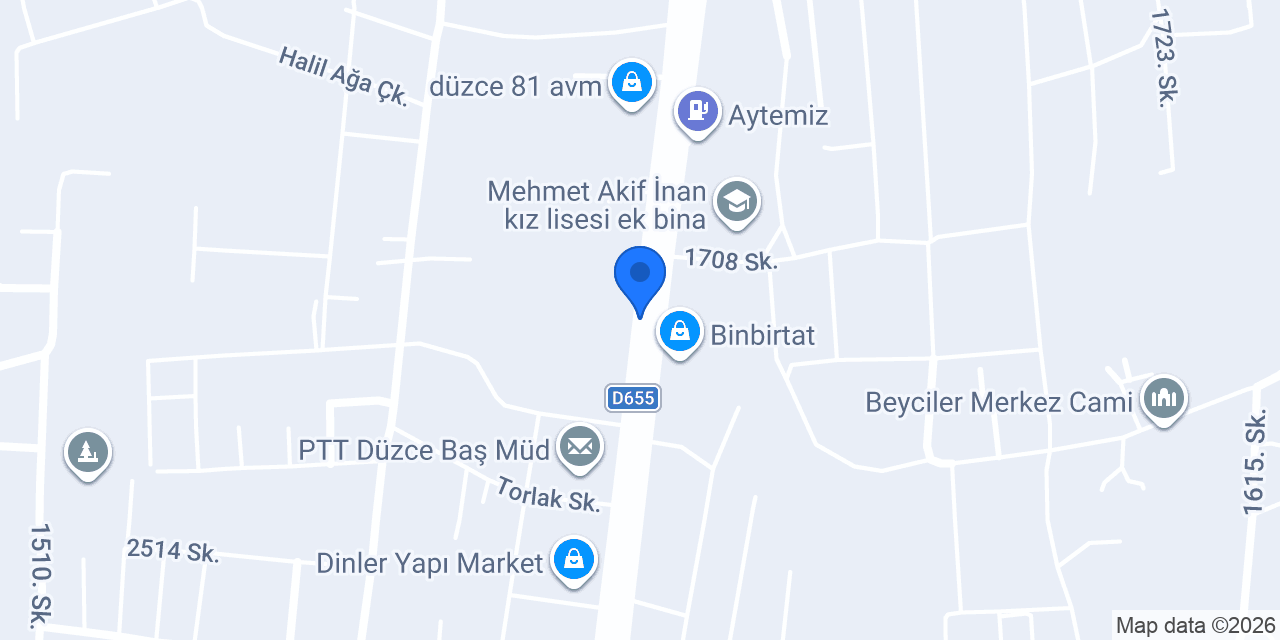 Senfoni Mobilya konumu
