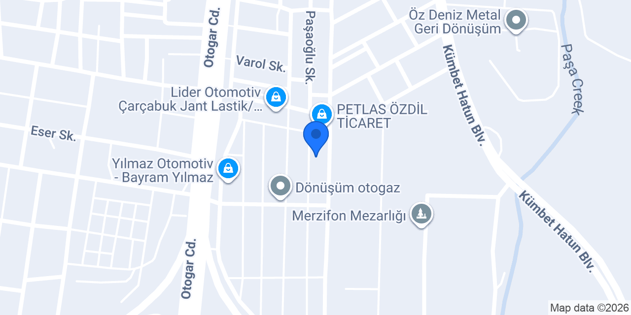 Onar Kaporta & Boya konumu