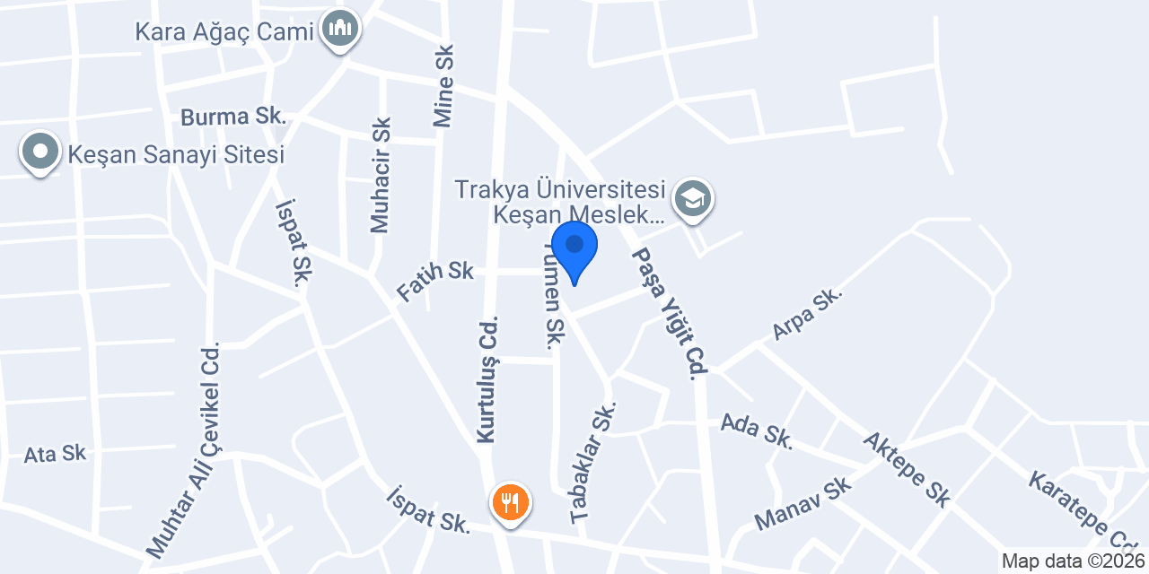 Keşan Halk Eğitim Merkezi konumu