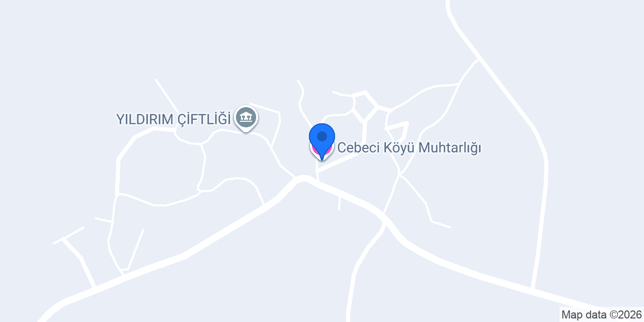 Cebeci Köyü Muhtarlığı konumu