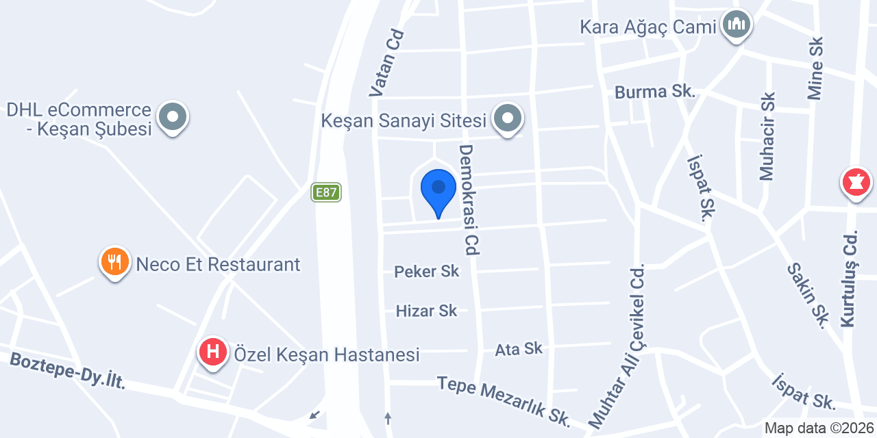 Oto Can Traktör Yedek Parça konumu