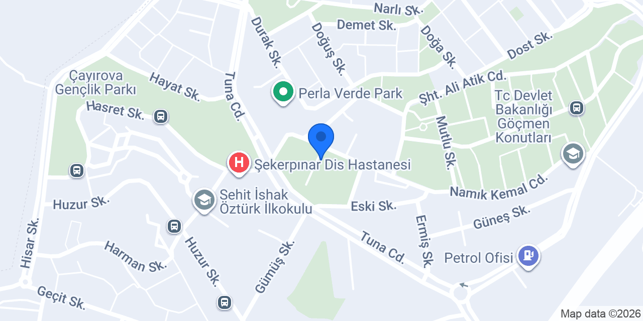 KO-MEK Şekerpınar Kurs Merkezi konumu