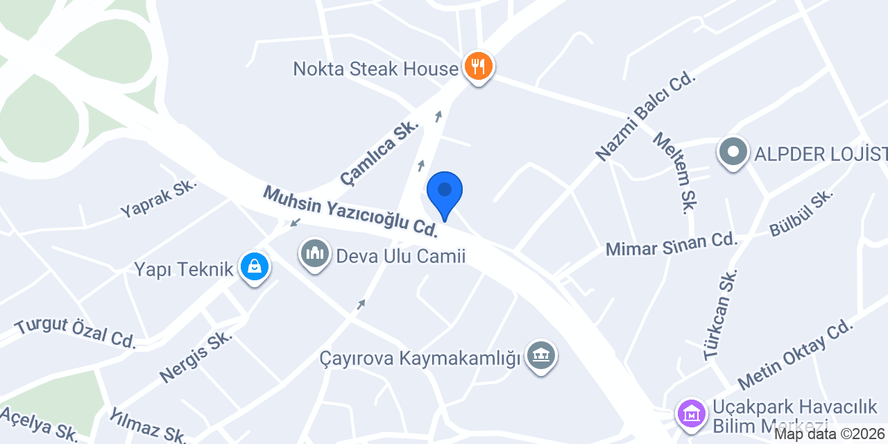 Damar Vinç konumu