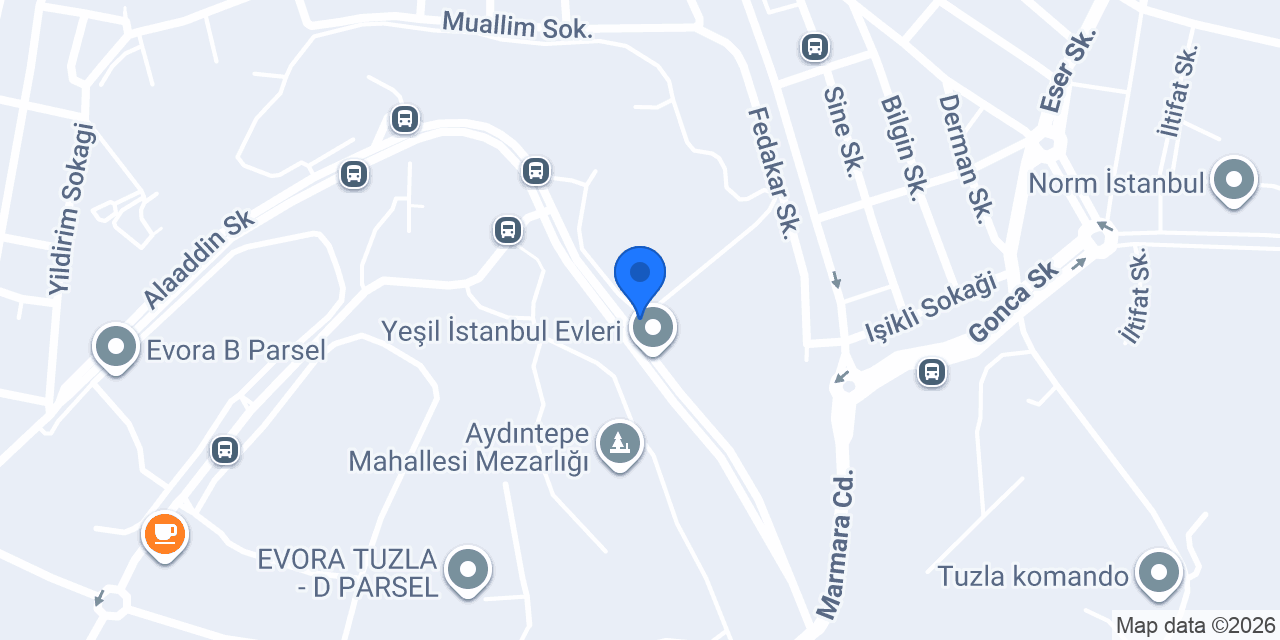 Butik Fırın Evora konumu