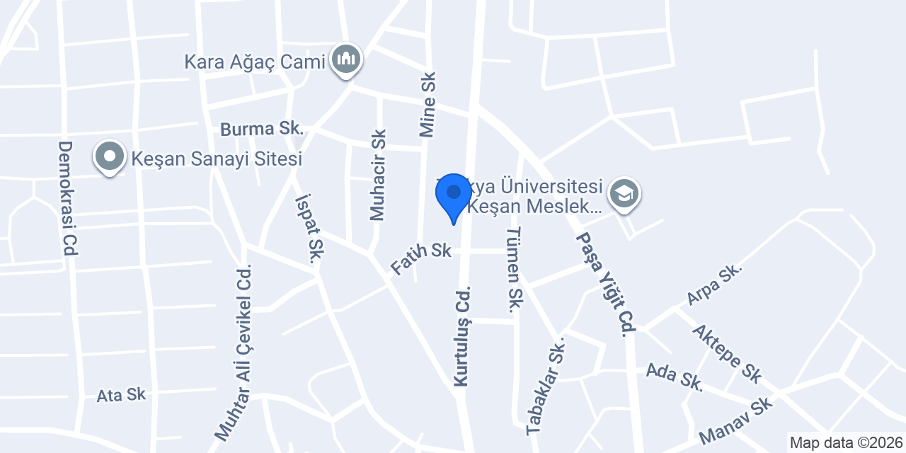 Keşan 3. Noterliği konumu