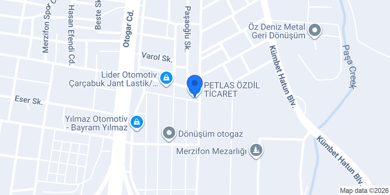 PETLAS ÖZDİL TİCARET konumu