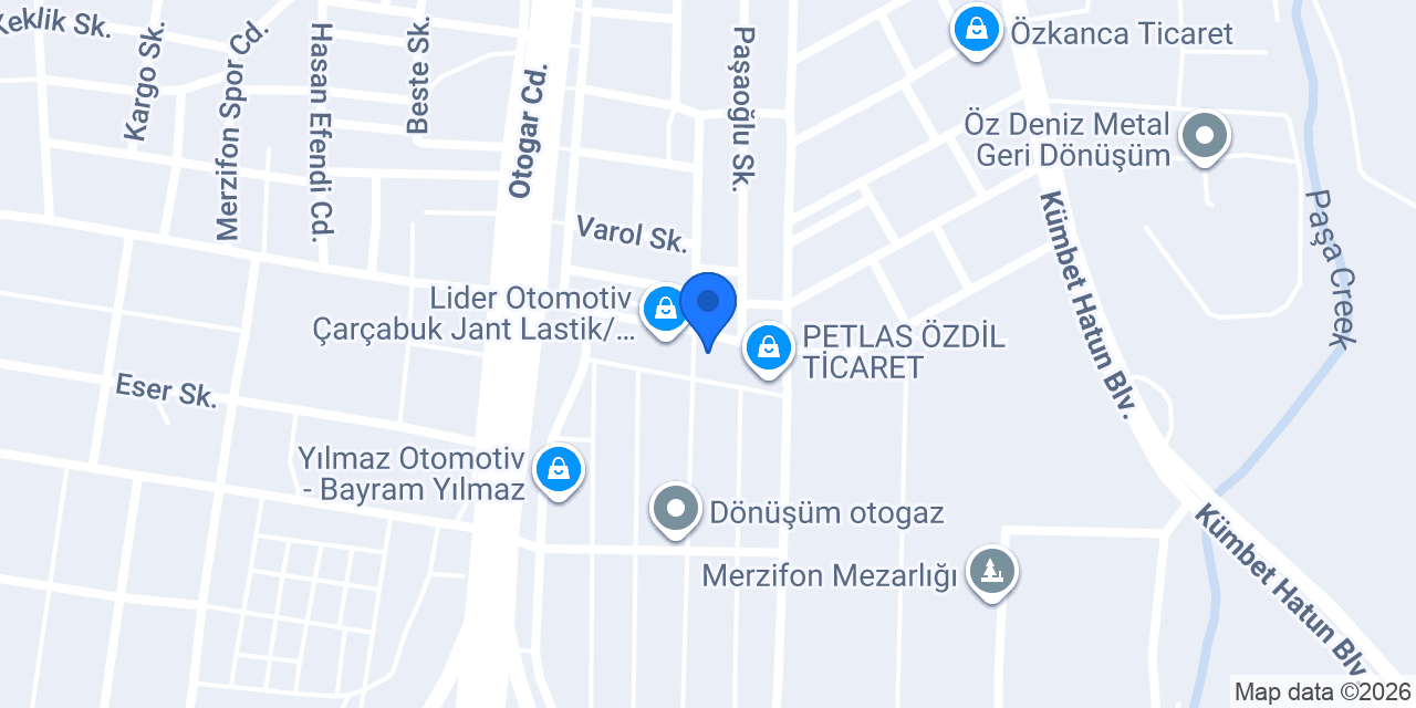 MERZİFON 100.YIL PİDE SALONU konumu