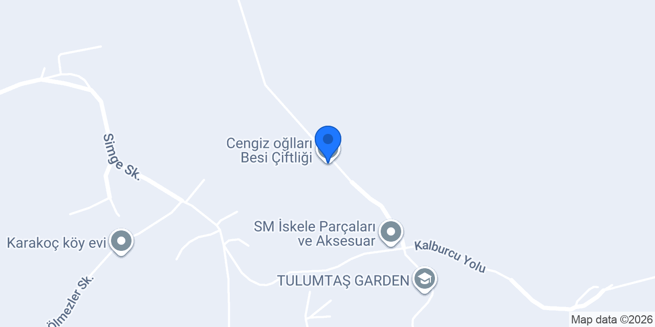 Cengiz oğlları Besi Çiftliği konumu