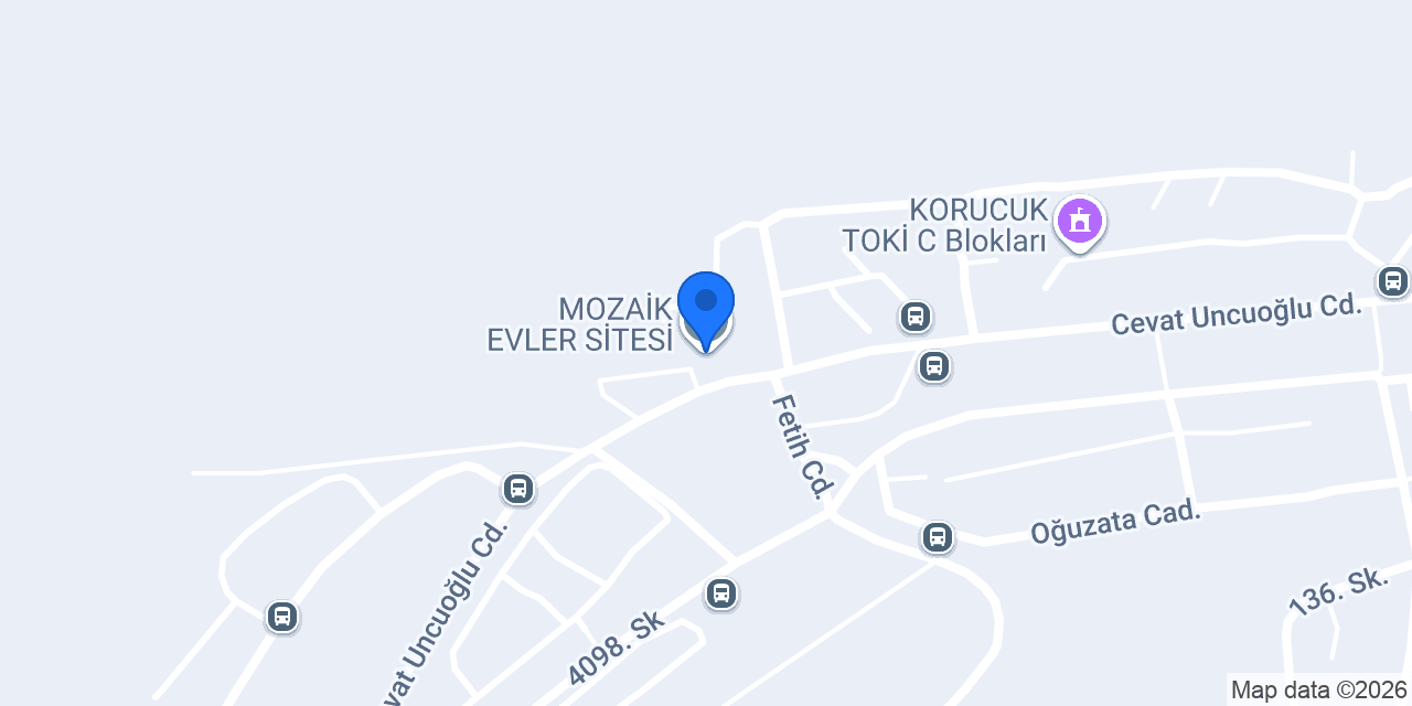 MOZAİK EVLER SİTESİ konumu
