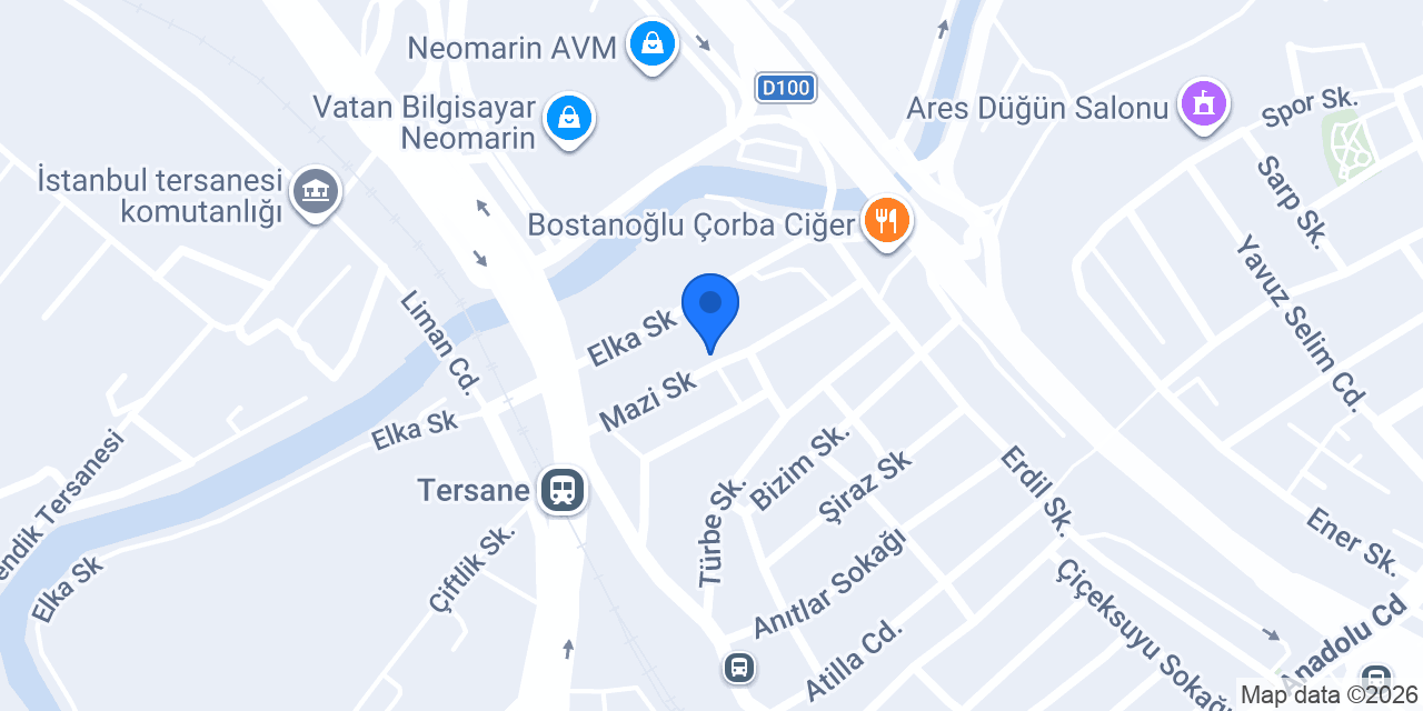 Pendik Otel - Marin Konaklama konumu