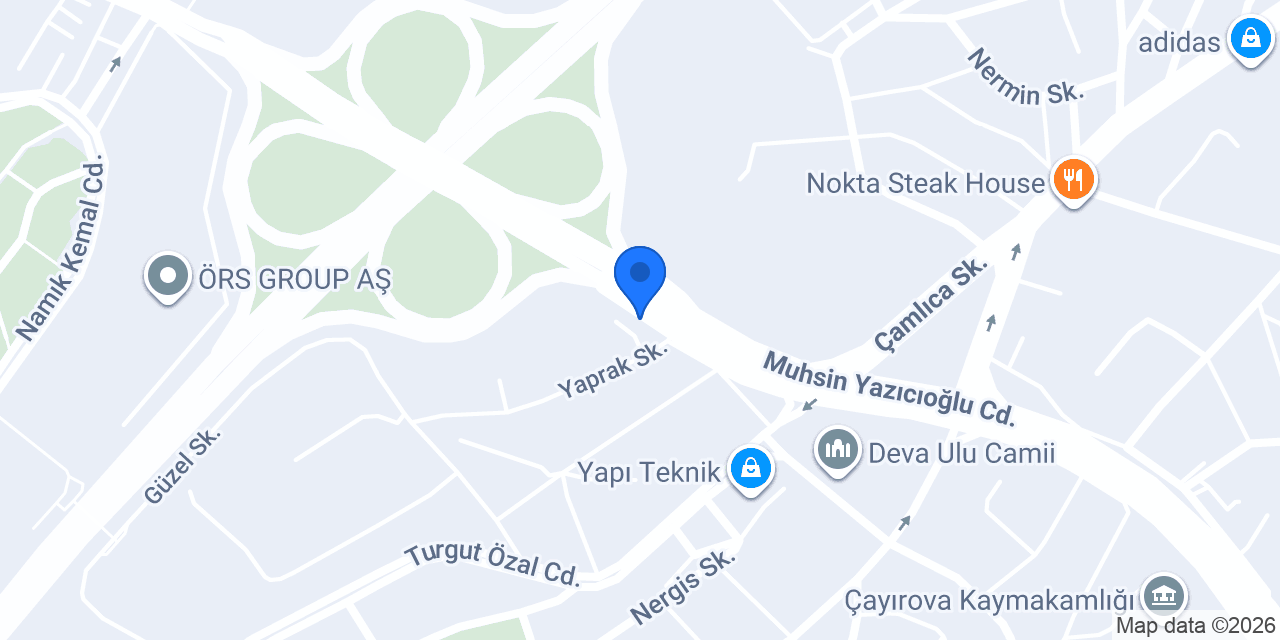 Öztekin Makina konumu