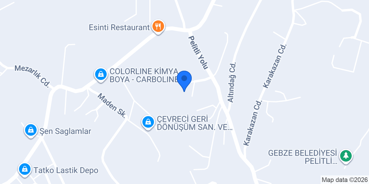 Efor Palet konumu