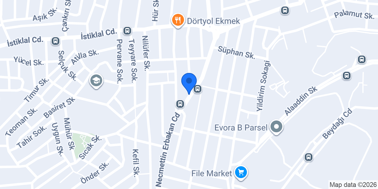 Demiroklar Börek ve Pide Salonu konumu
