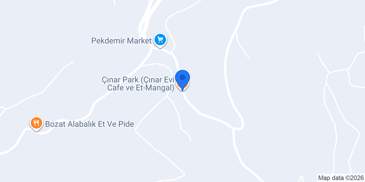 Çınar Park (Çınar Evi Cafe ve Et-Mangal) konumu