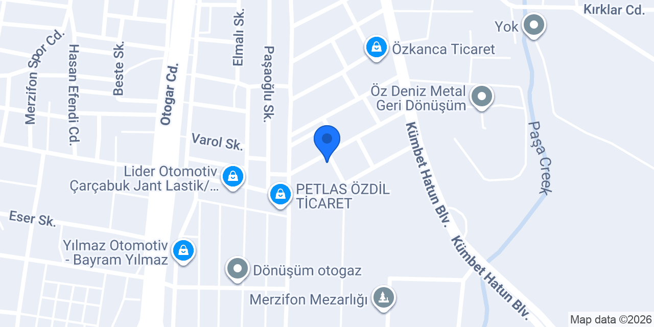ÖZÇANAK MOTORLU ARAÇLAR konumu