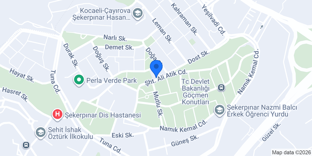 Ptt - Şekerpınar konumu