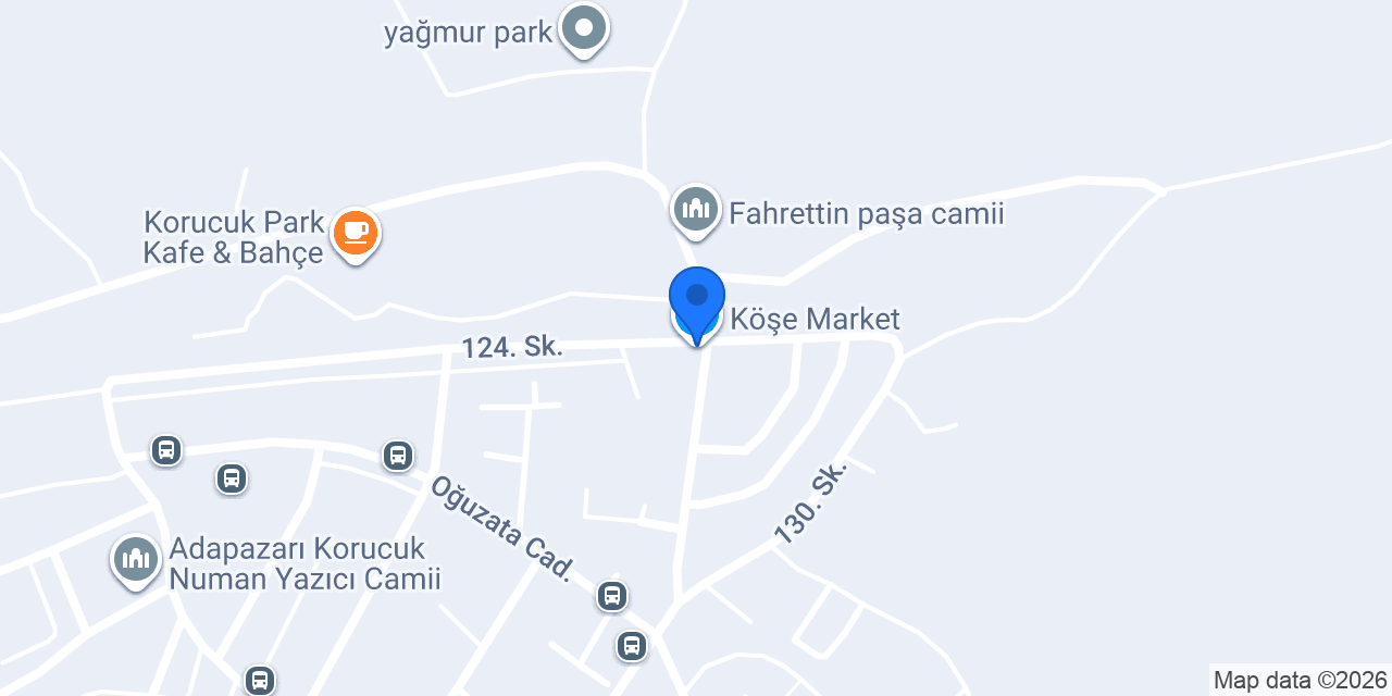 Köşe Market konumu
