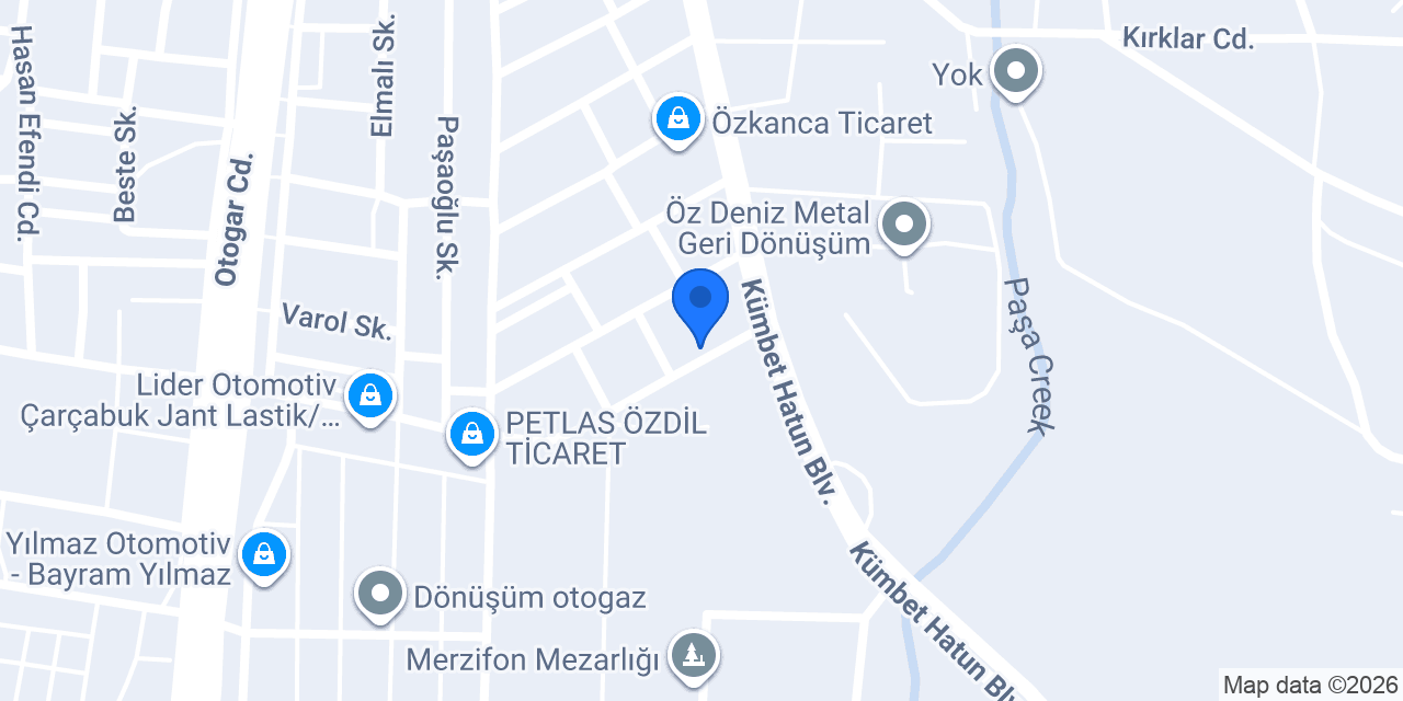 Çelik Hedef ve Hedef Sistemleri konumu