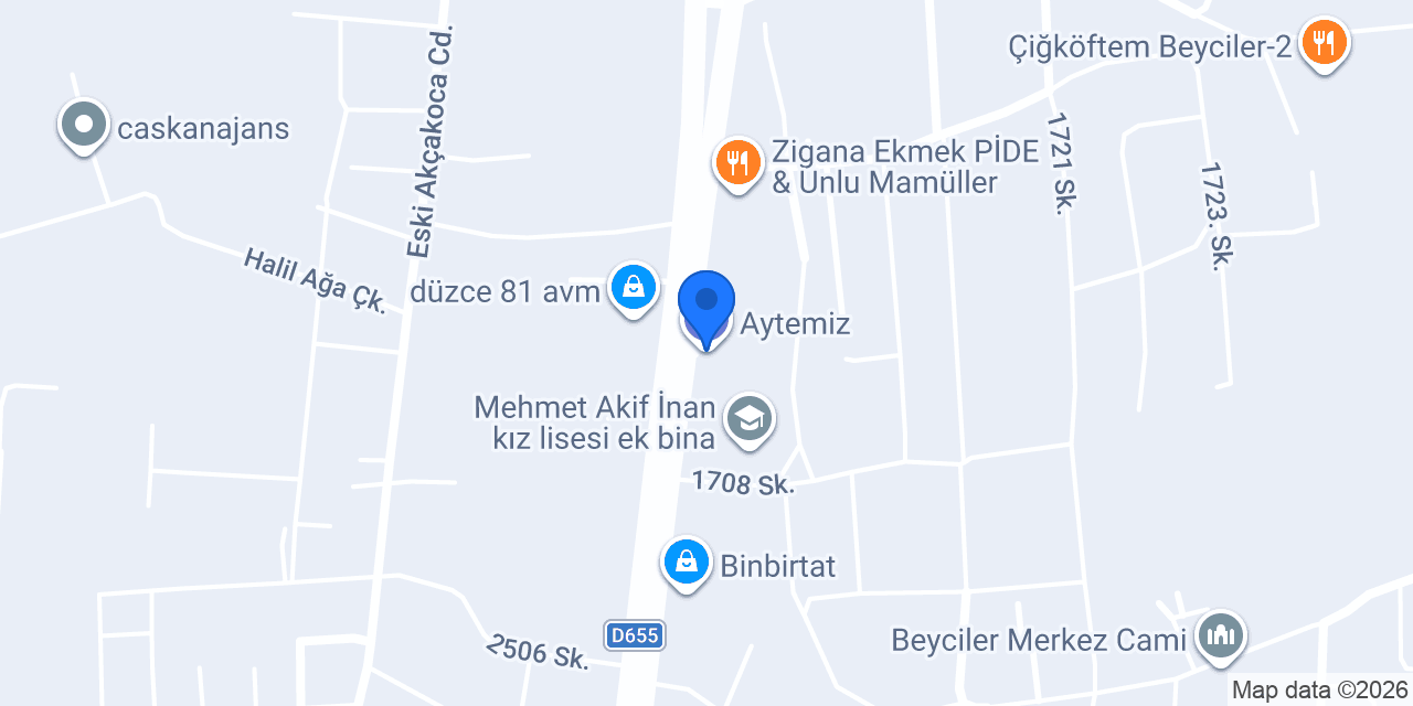 Aytemiz konumu