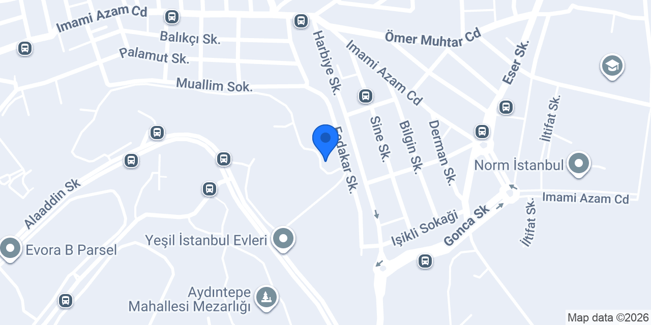 Damla Su Evora Şubesi konumu