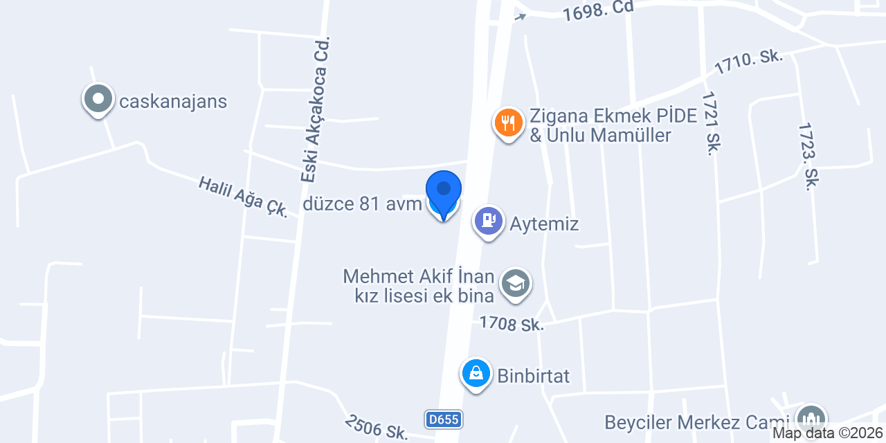 düzce 81 avm konumu