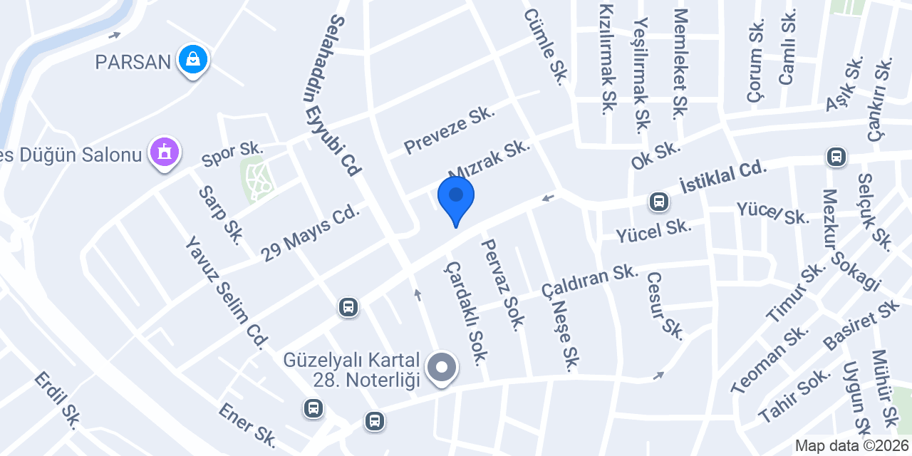 Eyza Mobilya konumu