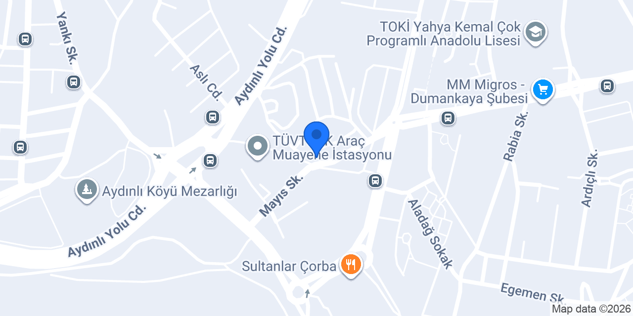 BRT Adasya Tekel konumu