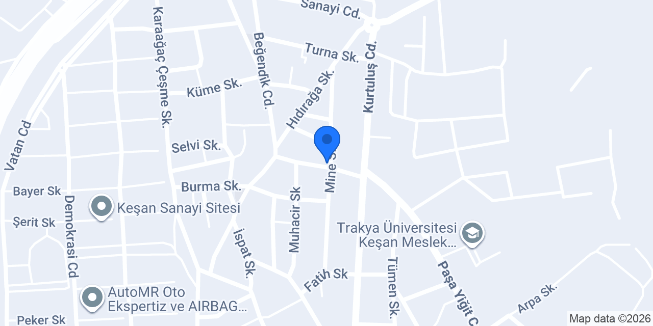 Ekşi Maya Artizan Keşan konumu