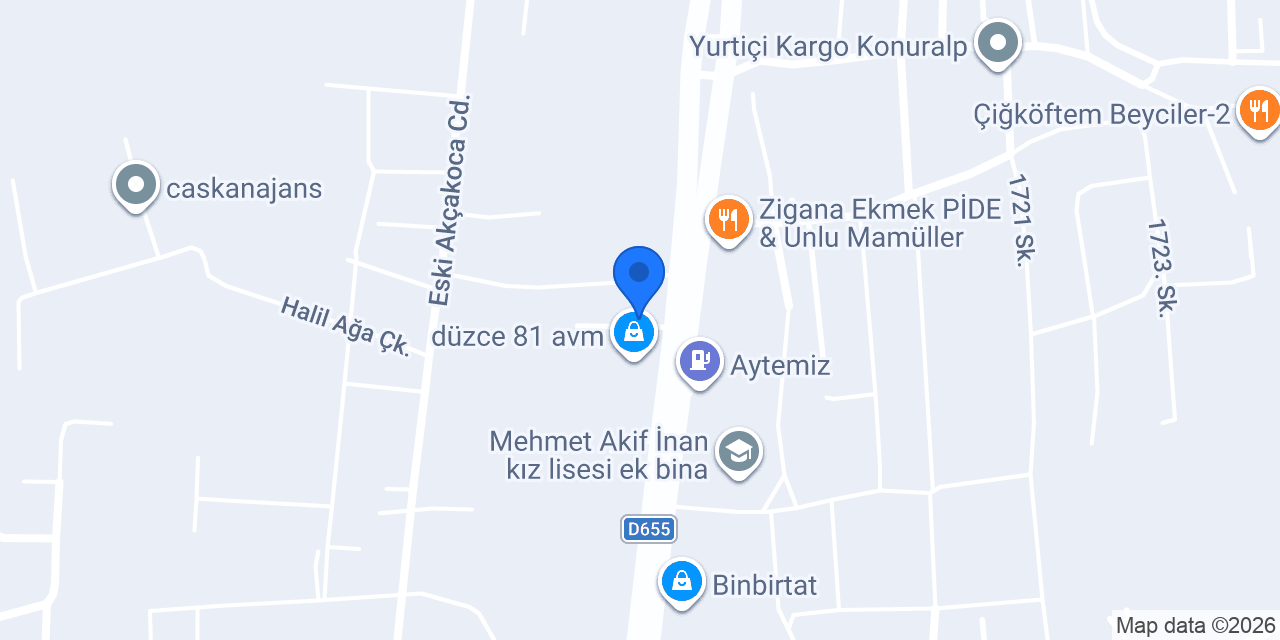 YÜKSEL DİNLER İNŞAAT YAPI MARKET konumu