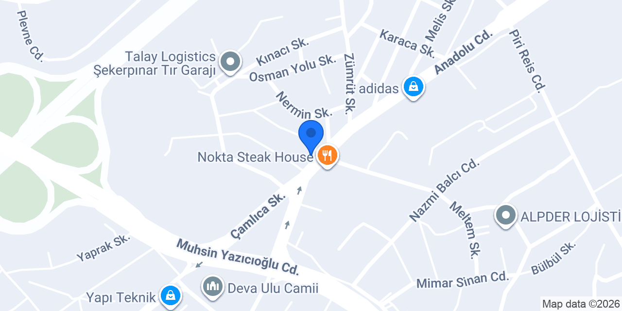 Mahzen Cağ & Kebap konumu