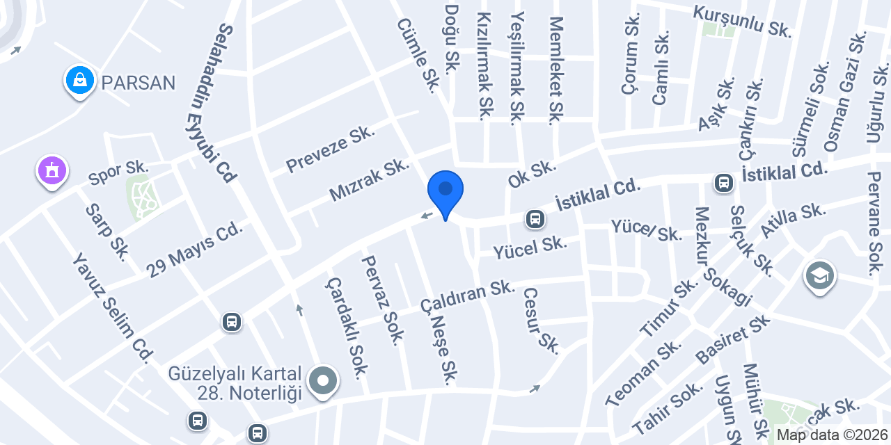 Maraş Dondurma konumu