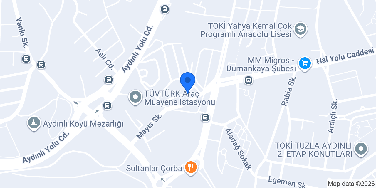 DK Demir Doğrama konumu