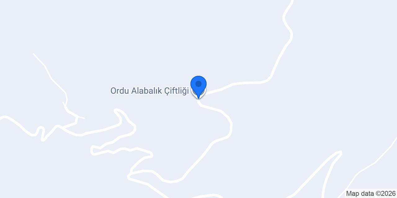 Ordu Alabalık Çiftliği konumu