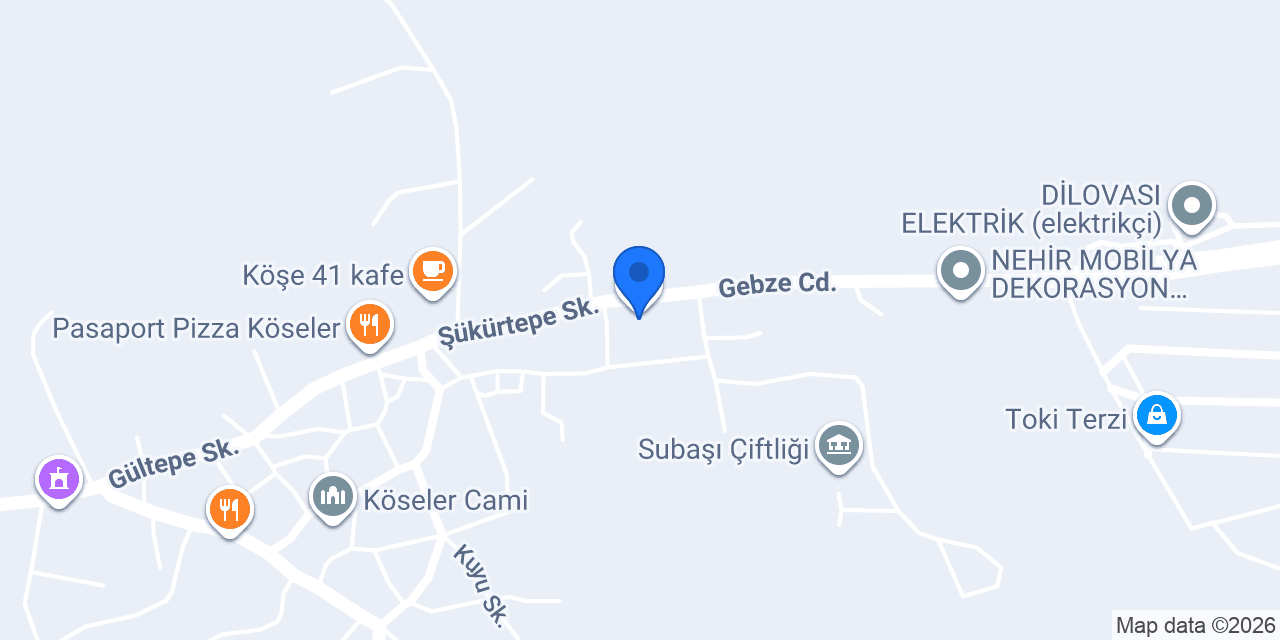 Köseler Ortaokulu konumu