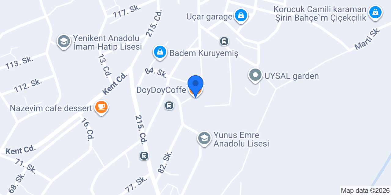 DoyDoyCoffe konumu