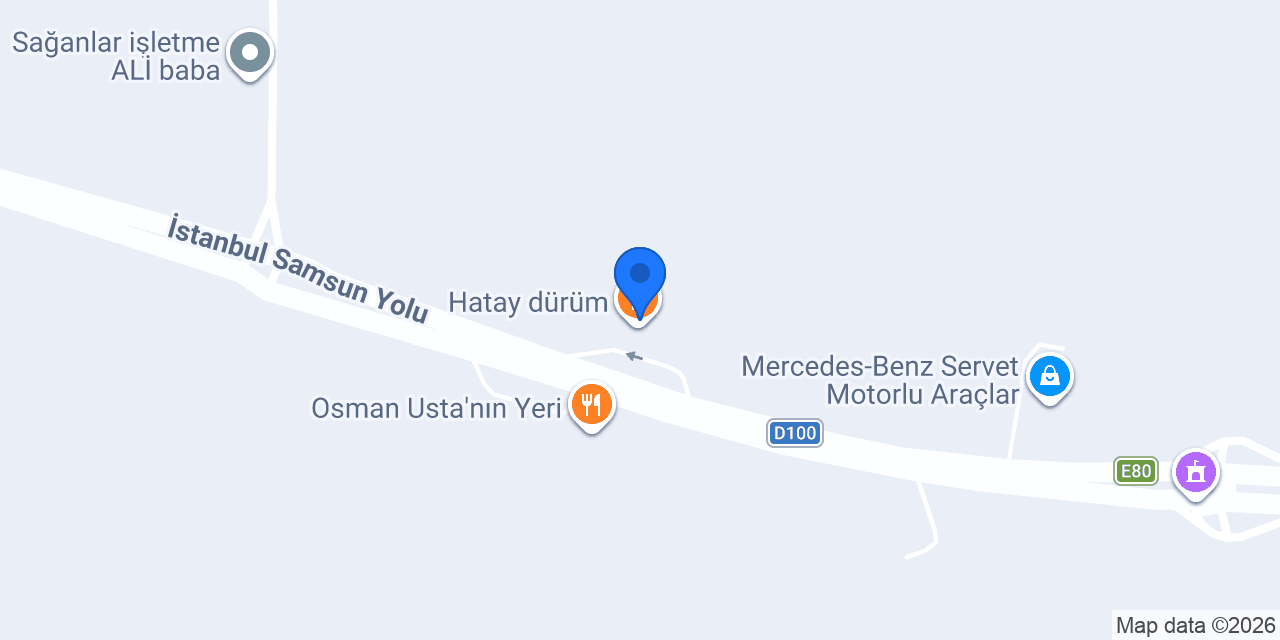 Hatay dürüm konumu