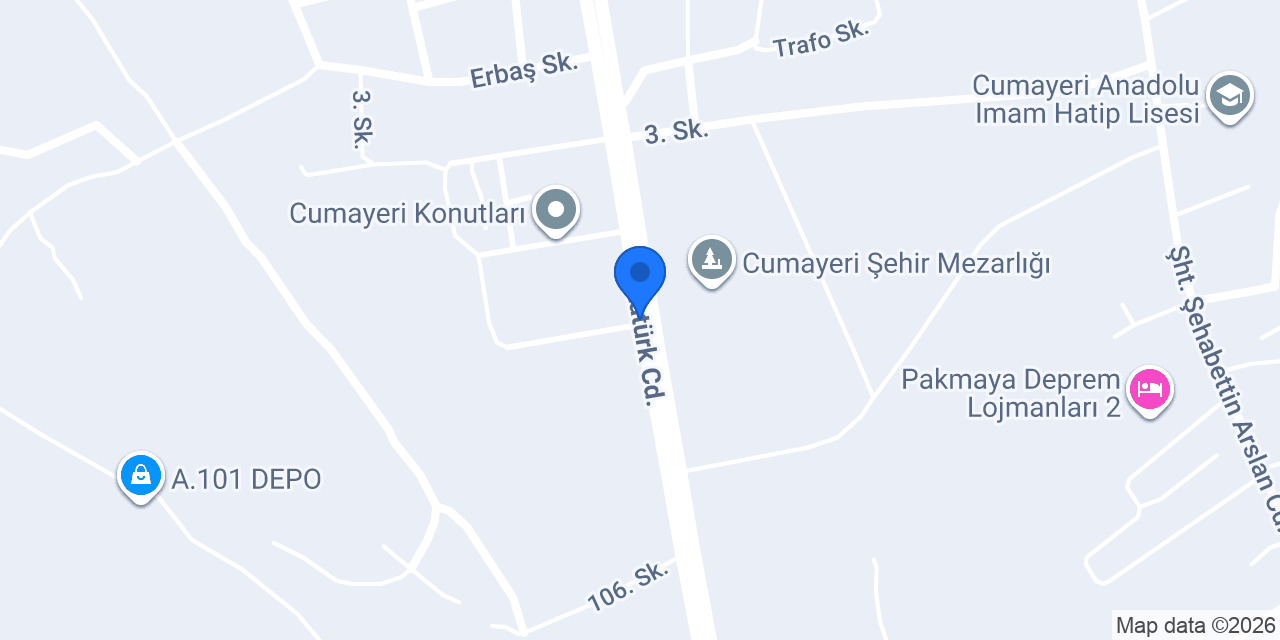 Gökçeler Elektrik konumu