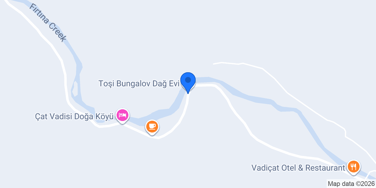 Çat Toşi Bungalow konumu