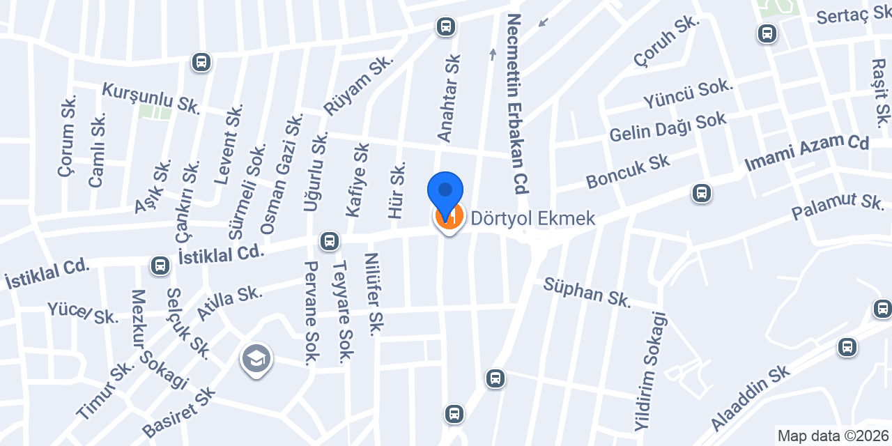 İSTİKLAL WAFFLE konumu