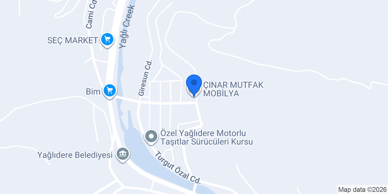 ÇINAR MUTFAK MOBİLYA konumu