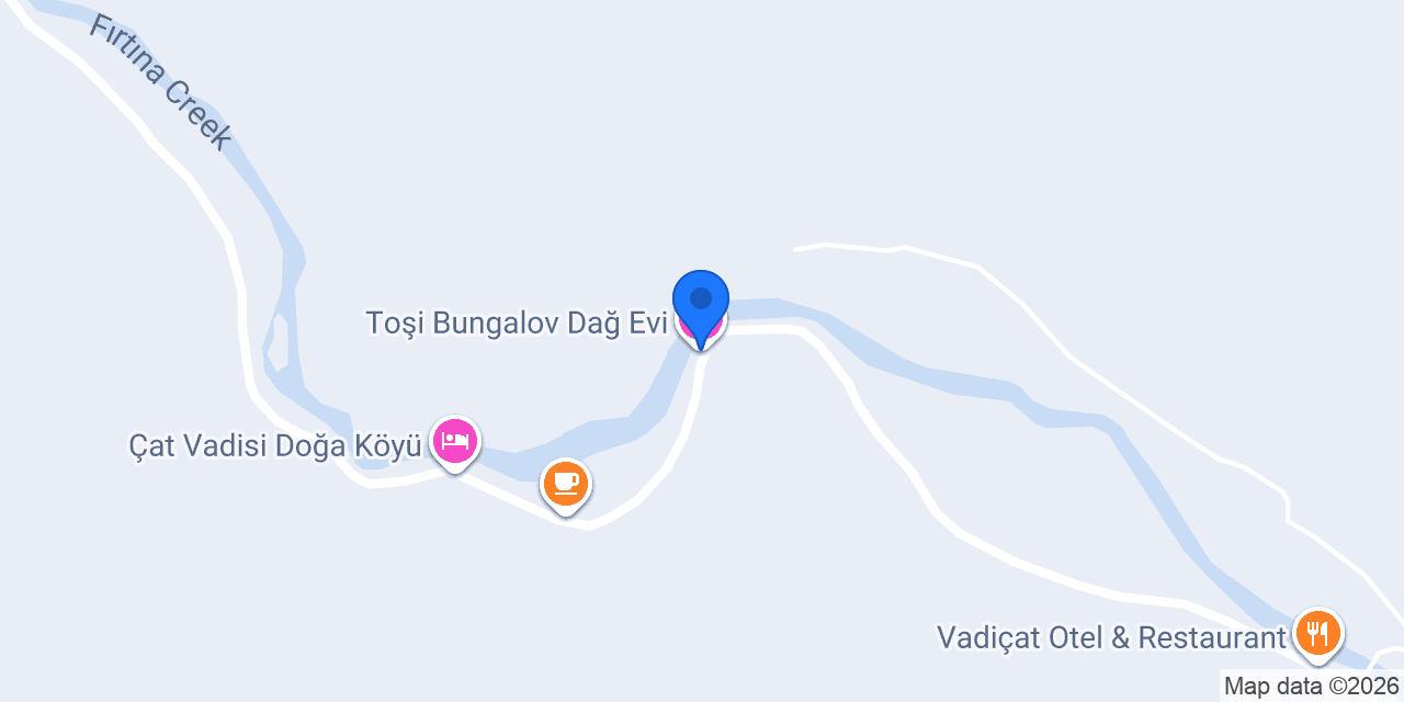 Toşi Bungalov Dağ Evi konumu