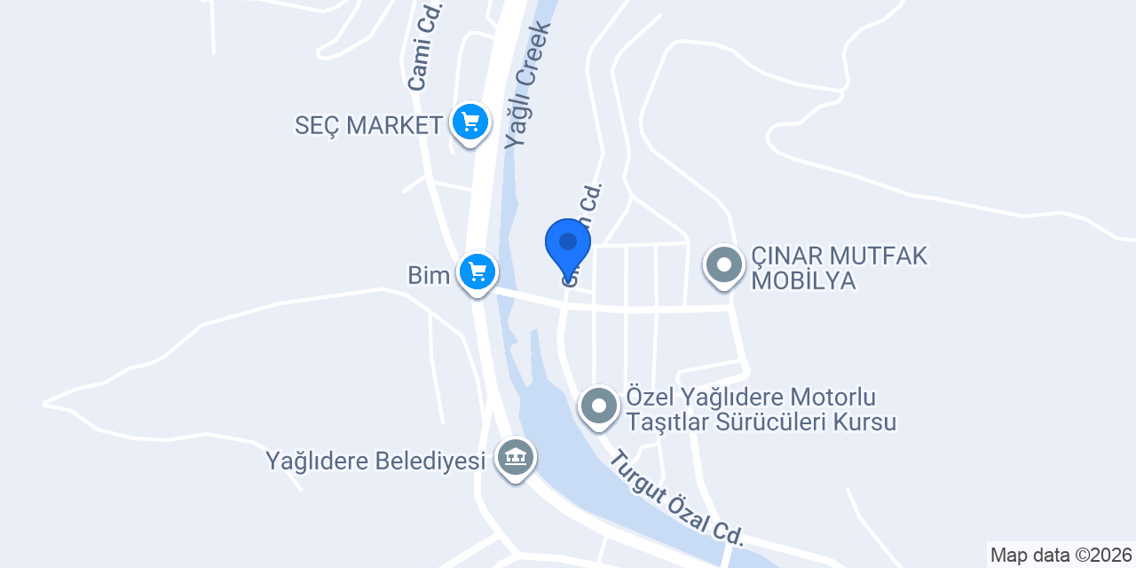 Yağlıdere Öğretmenevi konumu
