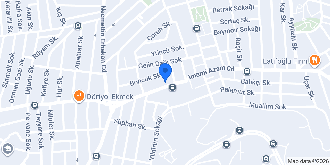 NUR ECZANESİ PENDİK konumu